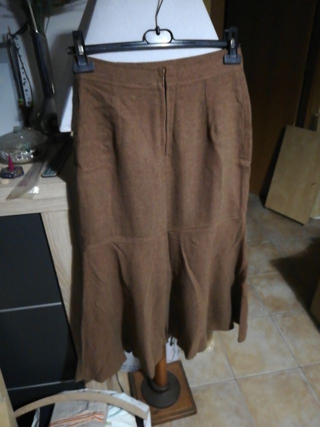 falda larga mujer invierno