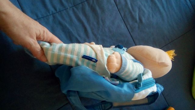 peluche muñeco bolso