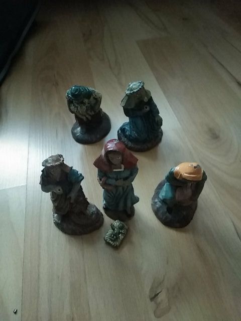 Figuras de navidad de resina