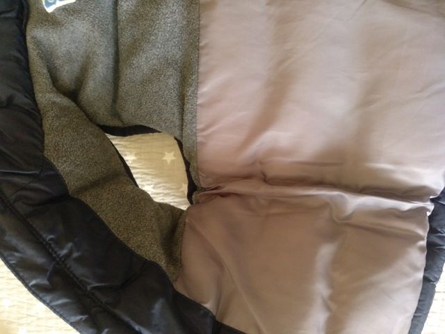 chaleco forrado azul marino