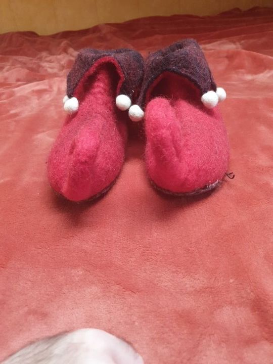 zapatillas navideñas de elfo