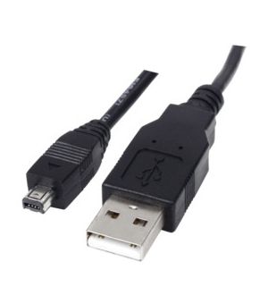 90cm USB Cargador con Cable de alimentación de 5V negro adaptador para Logitech CC3000e ConferenceCam
