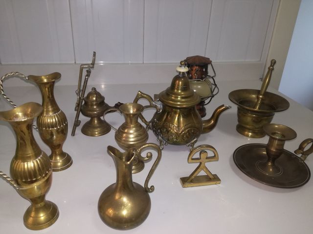 Piezas de bronce antiguas