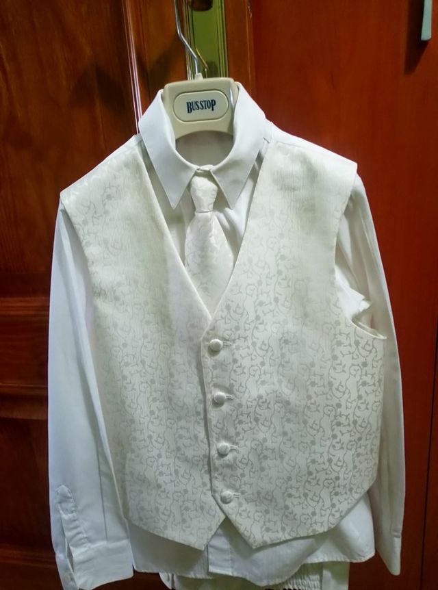 traje de comunión de niño