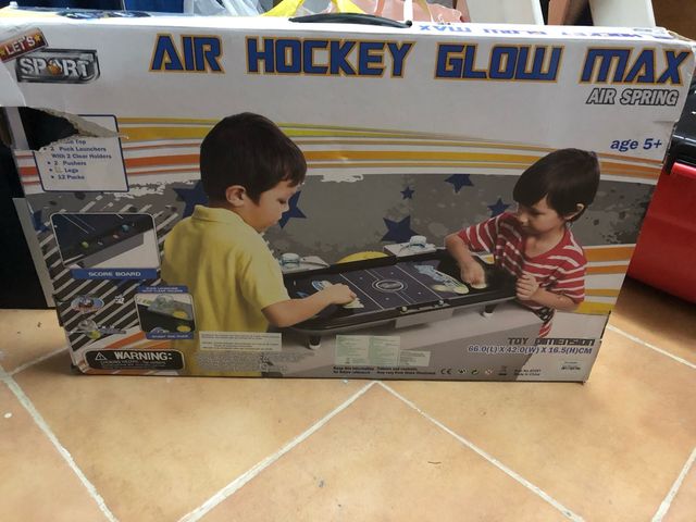 Juego de hockey de aire
