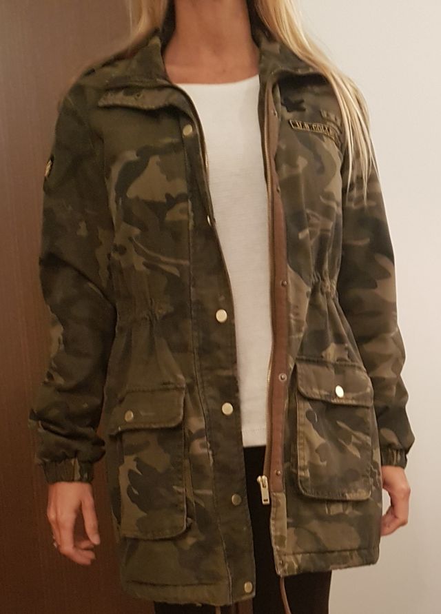 chaqueta militar chica