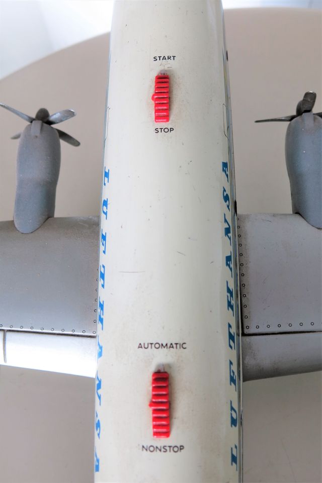 Antiguo avión alemán juguete Schuco Radiant 5600