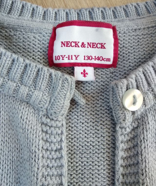 Chaquetas largas de punto NECK&NECK 10-11 y 12años
