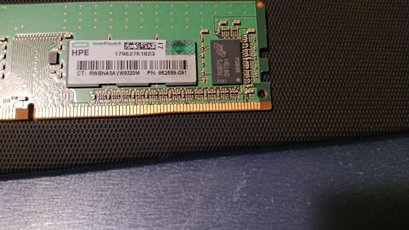 8 Gb RAM DDR4 ECC HP 862974-B21 afbeelding 2