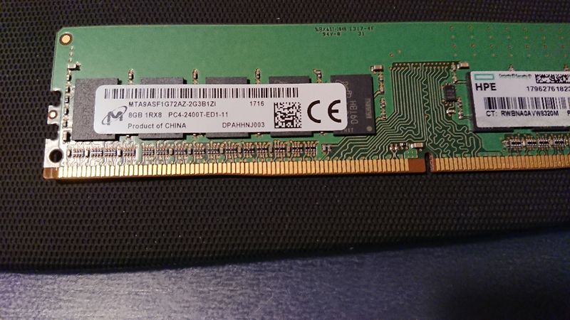 8 Gb RAM DDR4 ECC HP 862974-B21 afbeelding 3