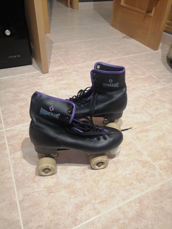 Patines de bota de 4 ruedas con bolsa