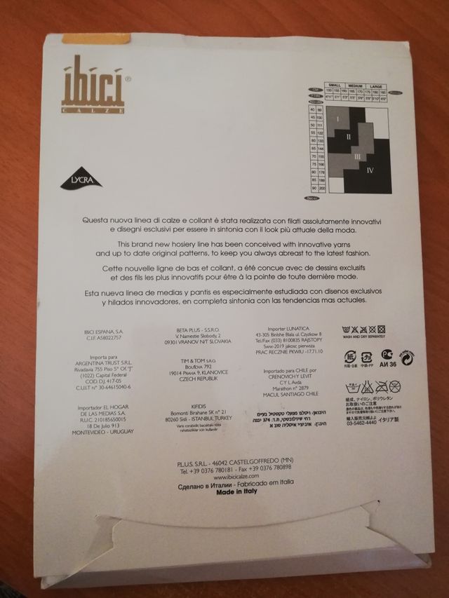 Medias sin estrenar. Talla P Tostado