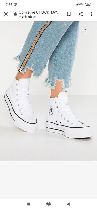 zalando converse doble suela
