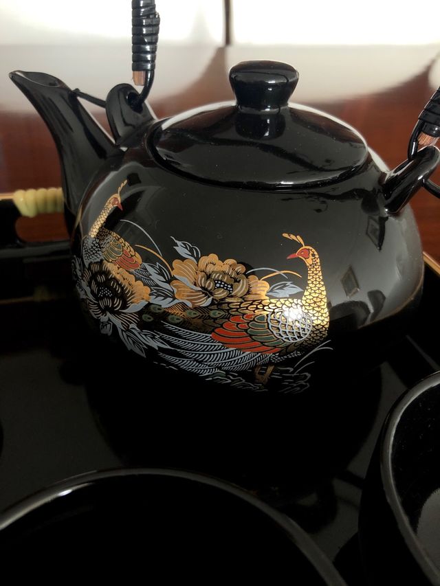 Juego de té de cerámica