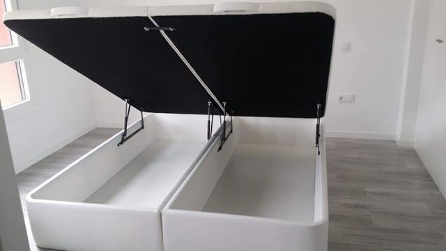 Canapés abatibles de madera o polipiel