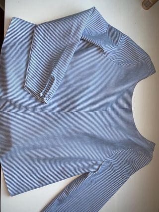 blusa espalda abierta zara