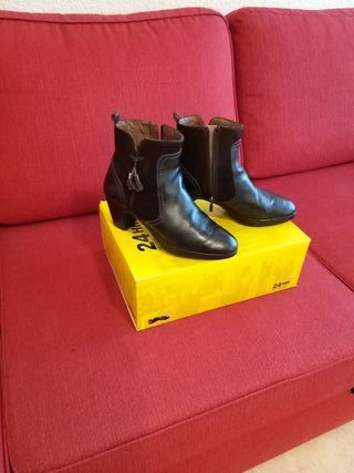 24 horas botines mujer talla 40 de segunda mano por 20 EUR en Valencia en  WALLAPOP