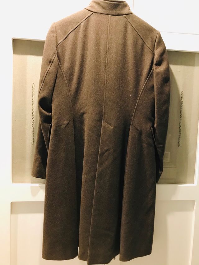 Abrigo marrón mujer ZARA talla 40