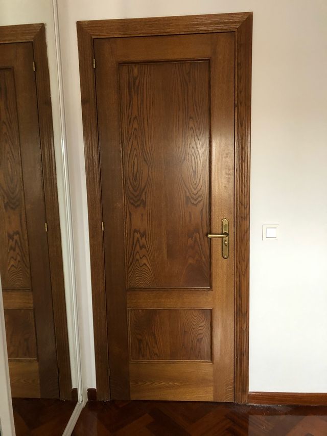 Puertas de madera roble de segunda mano por 50 EUR en Madrid en WALLAPOP