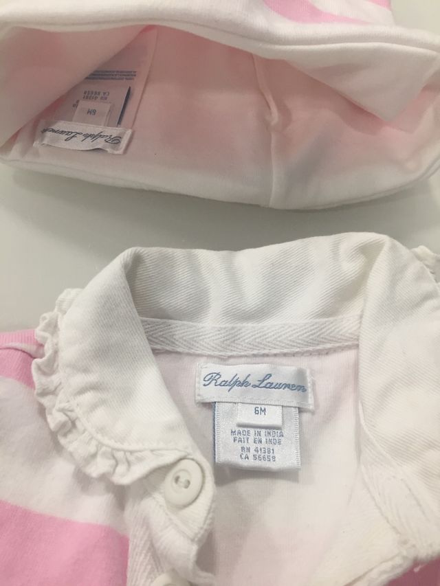 Conjunto niña Ralph Lauren 6-9 meses