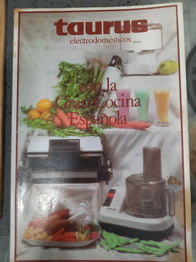 Livro de receitas “Taurus”.