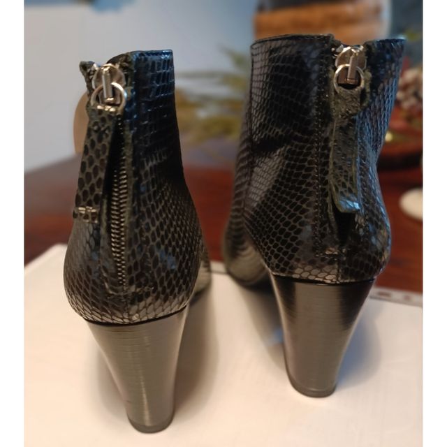 Botines ZARA piel serpiente