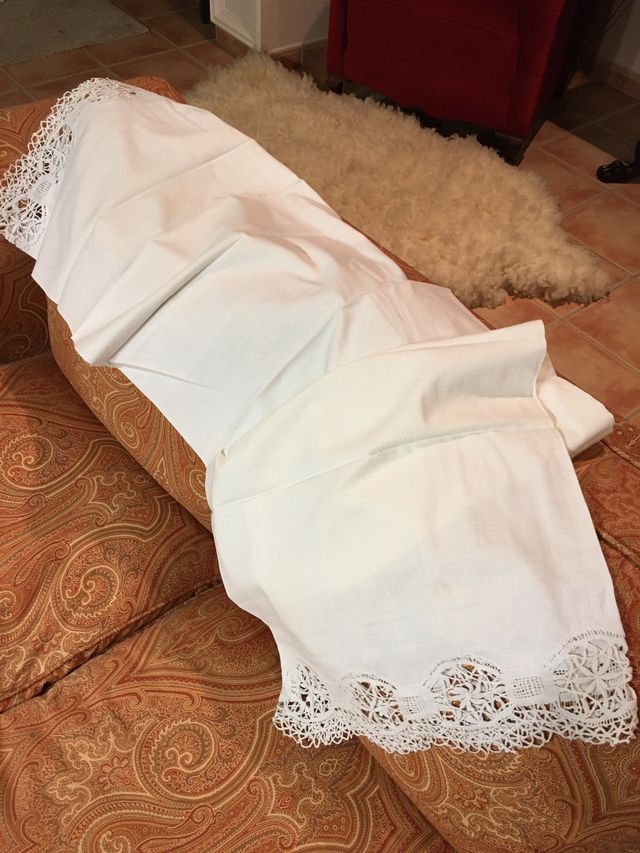 Sabana algodón años 40