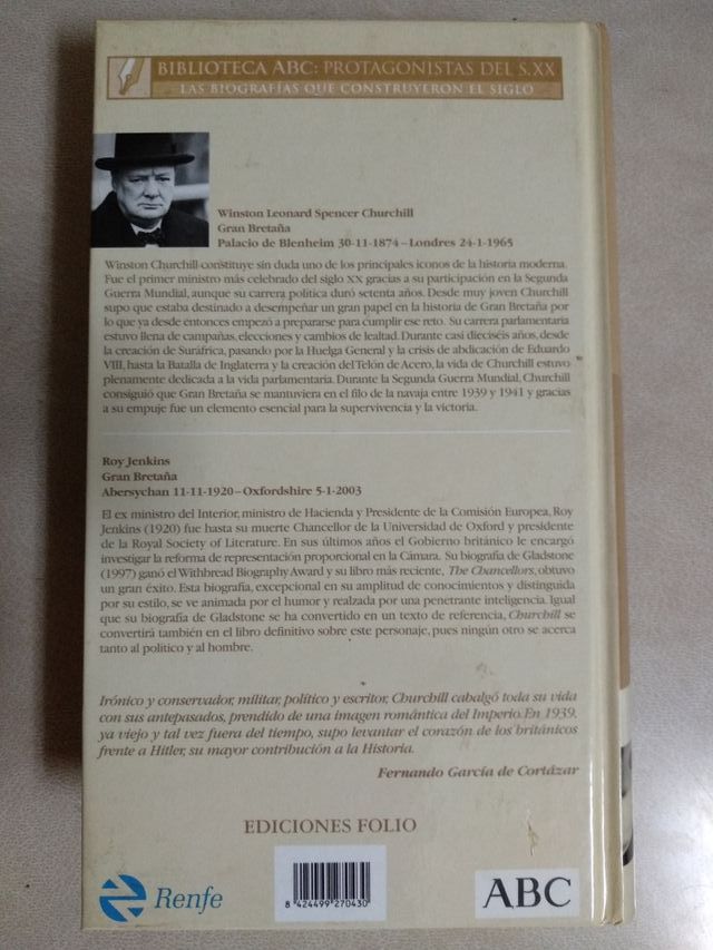 WINSTON CHURCHILL Volumen I (Roy Jenkins)