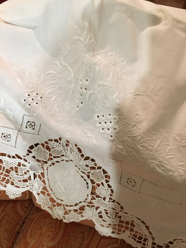 Sabana algodón años 40