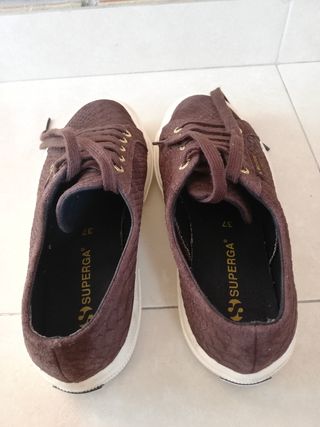 superga piel de serpiente