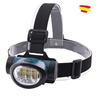 Linterna Frontal de Cabeza tipo MINERO 6W 6 LED Regulable 3 Tipos de Luz