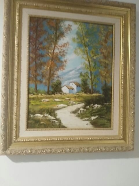 cuadro pintado a mano y firmado