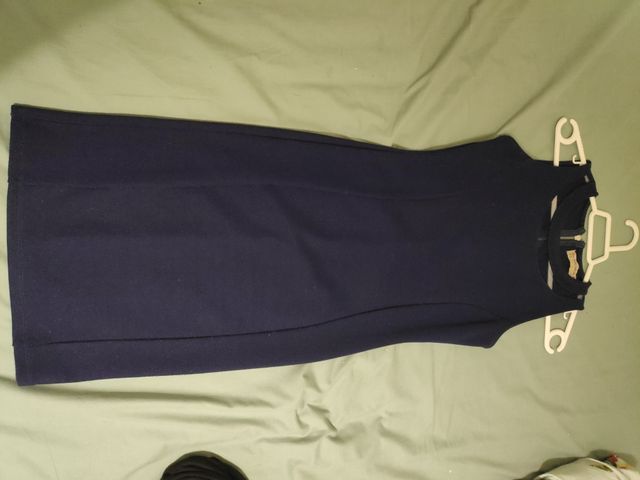 vestido azul de Pull&Bear