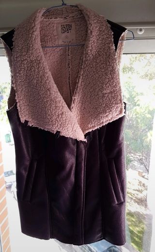 chaleco borreguito mujer