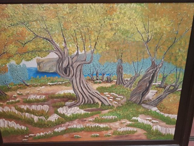 cuadro oleo 156x115 cm