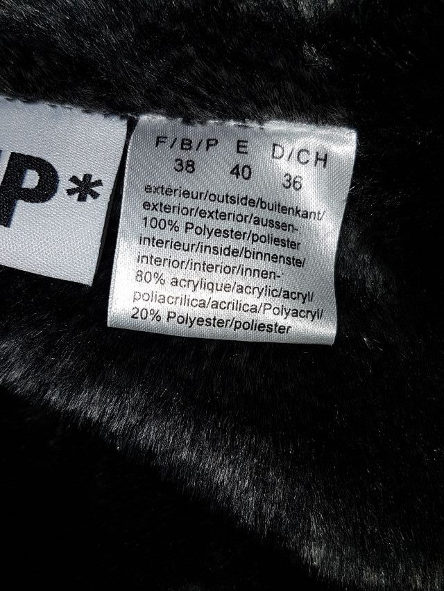 ABRIGO DE ANTE CON FORRO DE PELO