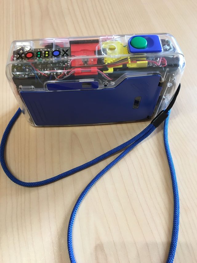 Cámara fotos analógica Ricoh xobbox transparente