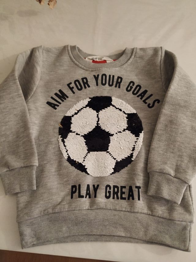 Sudadera lentejuelas reversibles