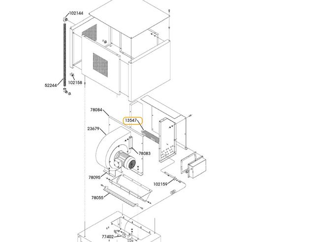 1 Und. RESISTENCIA ALETADA FAGOR 1500W 230V.