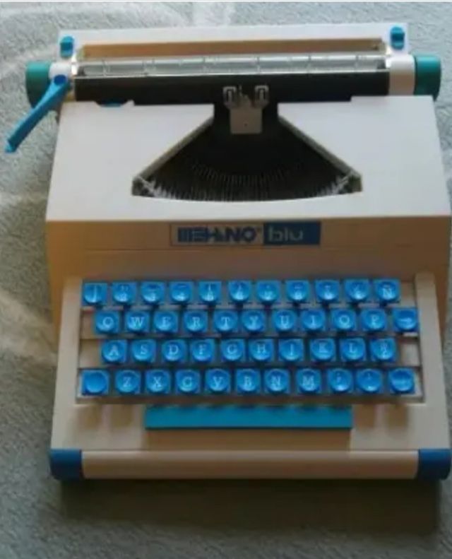 Máquina de escribir MEHANO BLU