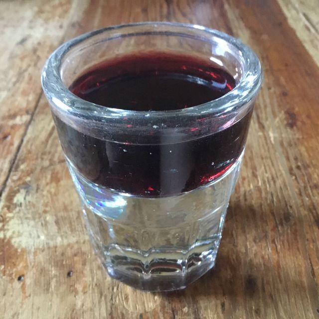 Vaso CAVIAR Cristal antiguo macizo brocante