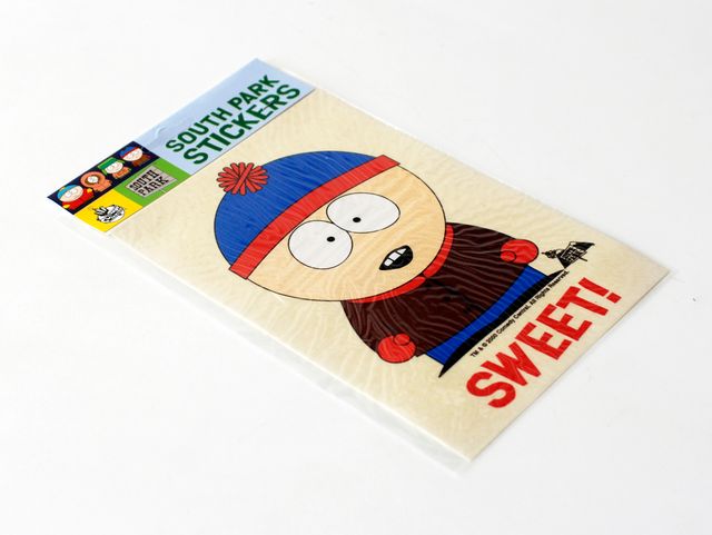 Pegatina sticker South Park. Sweet!. TM & © 2000