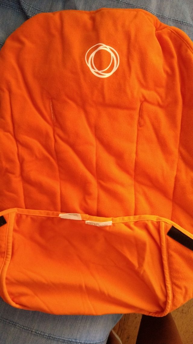Carrito bebe bugaboo color naranja