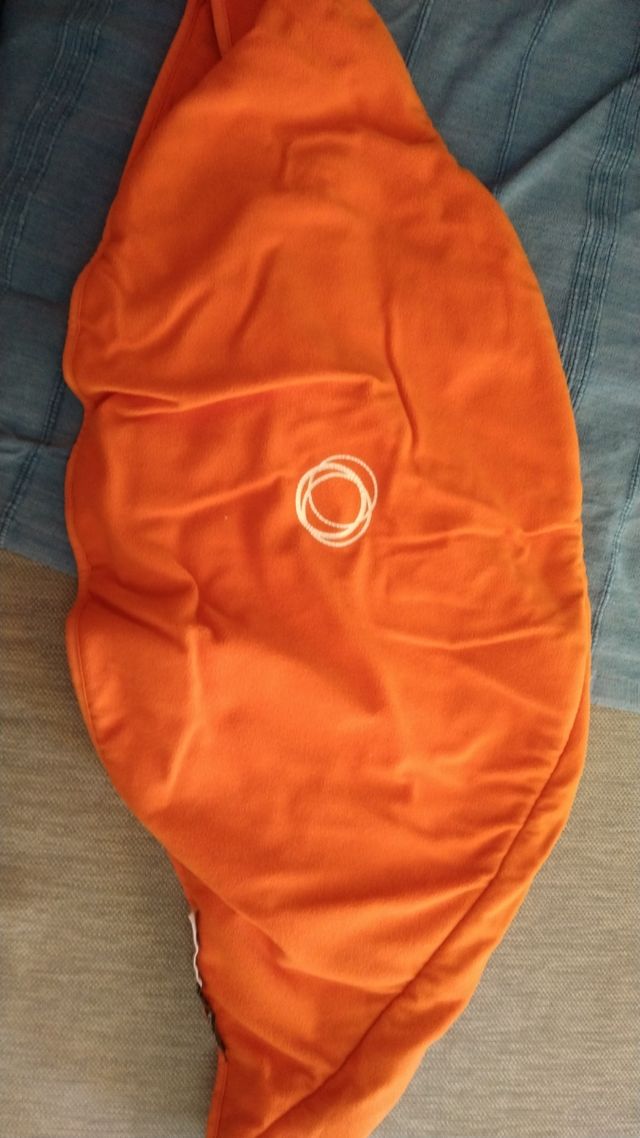 Carrito bebe bugaboo color naranja