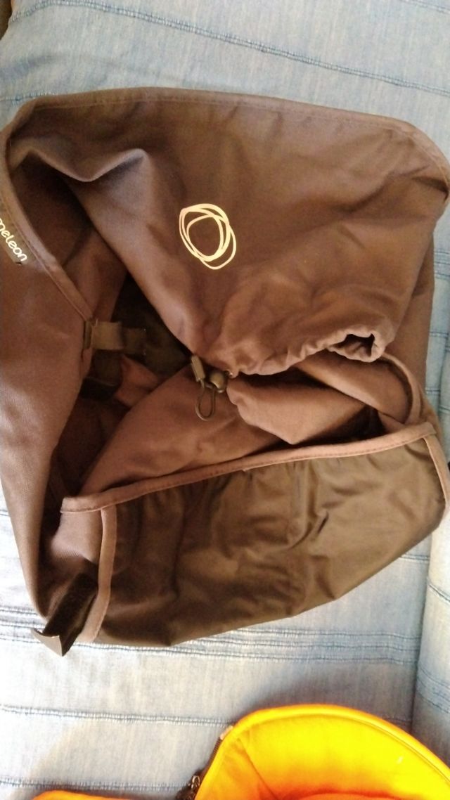 Carrito bebe bugaboo color naranja