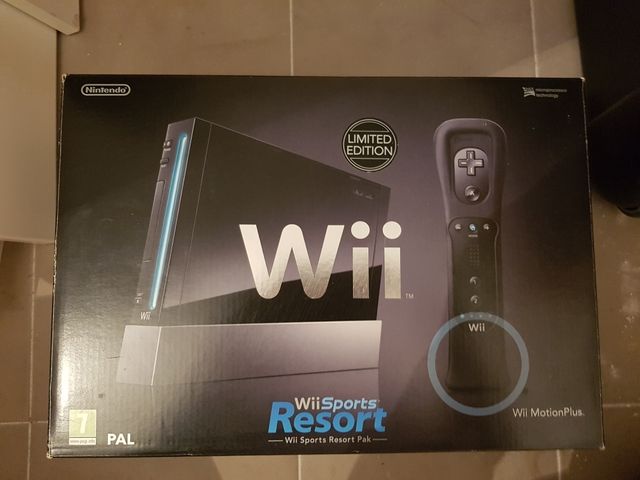 wii negra +mandos+ juegos