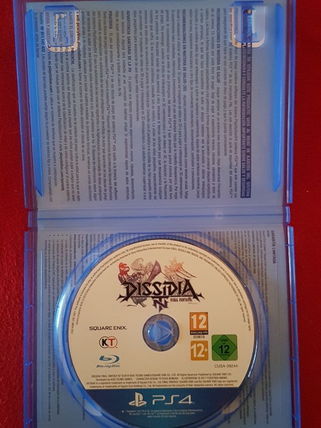 FF DISSIDIA NT (Ps4)