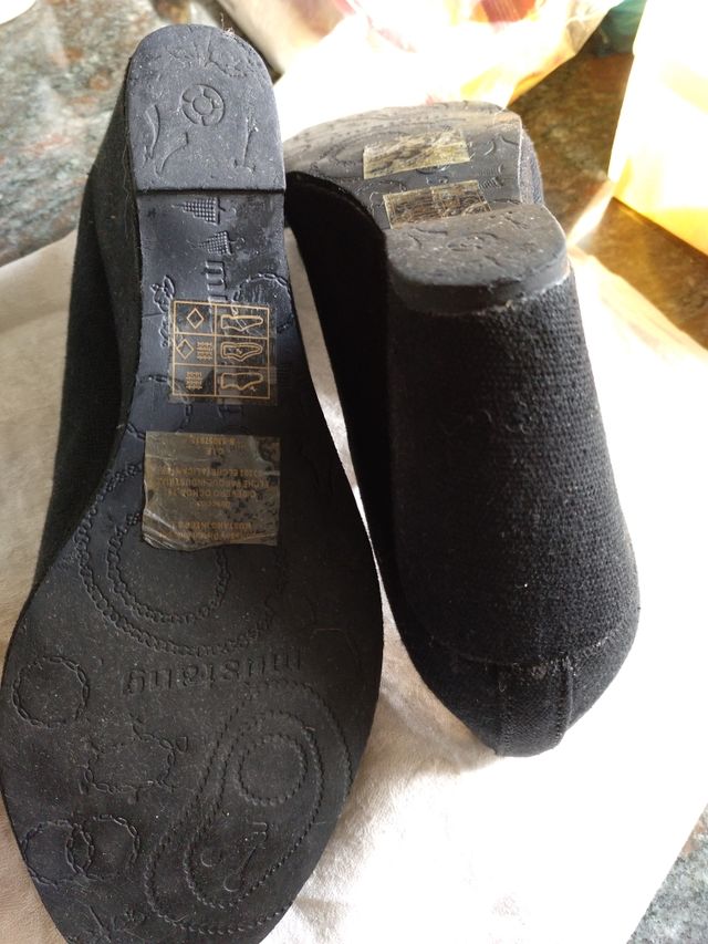 zapatos negros núm 39