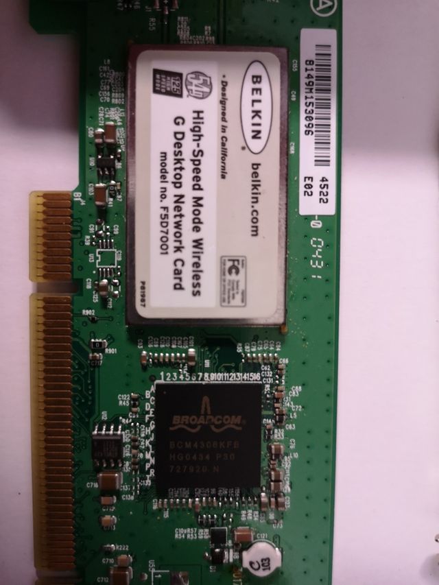 Tarjeta Wifi Belkin Wireless G+ Desktop