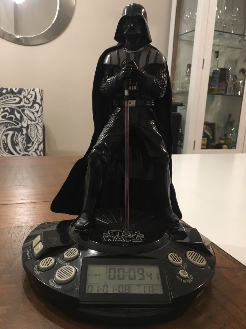Darth Vader Reloj Despertador Star Wars Radio, Reloj, Despertador